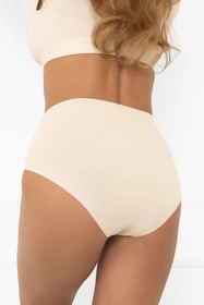 Italian Fashion Libra maxi Majtki wysokie figi, puder