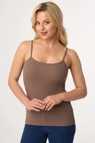 Babell Maxine Koszulka na ramiączkach, kakaowy