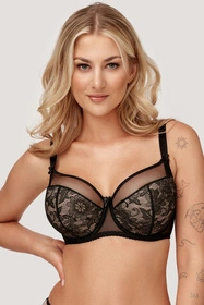 Azal Anita Biustonosz półusztywniany, czarny