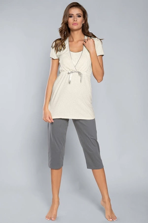 Italian Fashion Felicita kr.r. sp.3/4 Nocna piżama, żółty