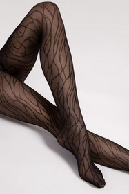 Fiore Organica 30 DEN G6116 Wyrób pończoszniczy rajstopy, black