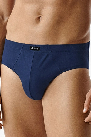 Atlantic 6SMP-001 6-pack Majtki slipy, niebieski ciemny/granat/zielony/brąz/grafit/denim