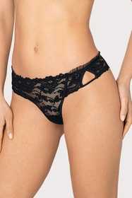 Róża Carmen Majtki stringi, czarny