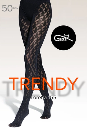Gatta Loretta 155 50 DEN Wyrób pończoszniczy rajstopy, nero