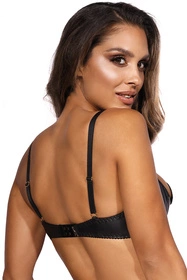 Axami V-9871 Biustonosz półbiustonosz, czarny