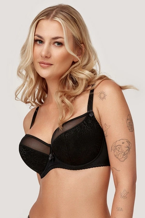 Azal Vanessa Biustonosz półusztywniany, czarny