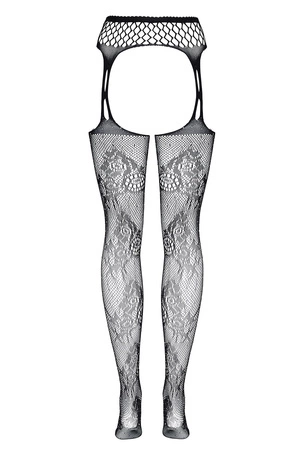 Beauty Night Pilar BN6577 Wyrób pończoszniczy pończochy z pasem, black