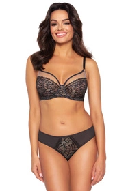 Ava 1396 Crystal Majtki figi, cold espresso