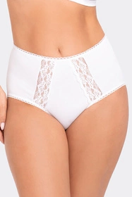 Babell BBL 199 Majtki wysokie figi, biały