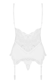 Obsessive 810-COR-2 Gorset sexy, biały