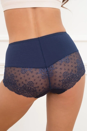 Italian Fashion Alchemia maxi Majtki wysokie figi, granat