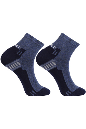 Moraj CSM180-044 Skarpety za kostk�, jeans melange
