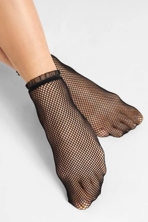 Fiore Alpha 40 DEN G1175 Wyrób pończoszniczy skarpetki, black