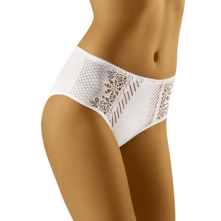 Wol-Bar Eco-Ri Majtki figi, biały