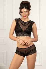 Róża Ellba Majtki szorty, czarny