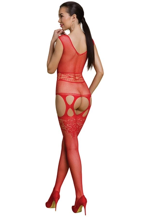 Passion ECO BS014 Body bodystocking, red