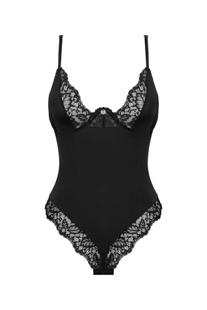 Obsessive Bellastia teddy Body sexy, czarny