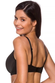 Lupo 138 Biustonosz usztywniany, czarny