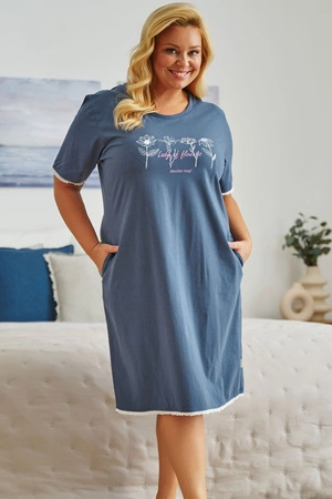 Doctor Nap TB.5366 Nocna koszula, deep blue