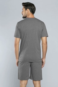 Italian Fashion Brend kr.r. 1/2 sp. Nocna piżama, melanż