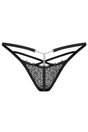 Obsessive Iliosa thong Majtki stringi, czarny