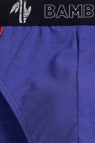 Atlantic 2MP-1565 2-pak Majtki slipy, grafit/fiolet