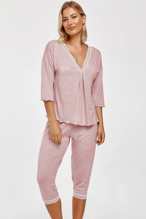 Azal Piżama Nocna piżama, różowy