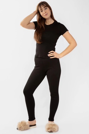 Dkaren Halima-Le Legginsy klasyczne, czarny