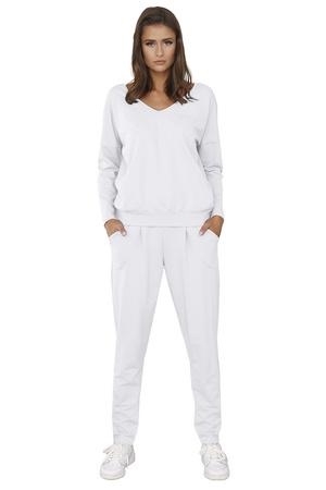 Italian Fashion Karina d�.r. d�.sp. Dres homewear, bia�y