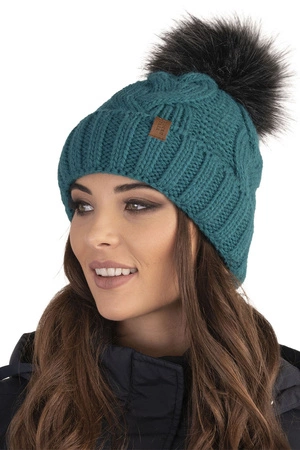 Vivisence 7014 Kmpl+R Komplet czapka+komin+rękawiczki, ciemny turkus