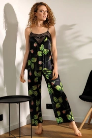 Dkaren DK-KC-008 Nocna piżama, czarny