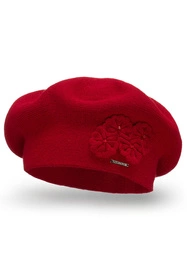 Vivisence 7006 Nakrycie głowy beret, czerwony