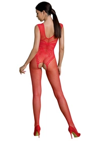 Passion ECO BS003 Body bodystocking, red